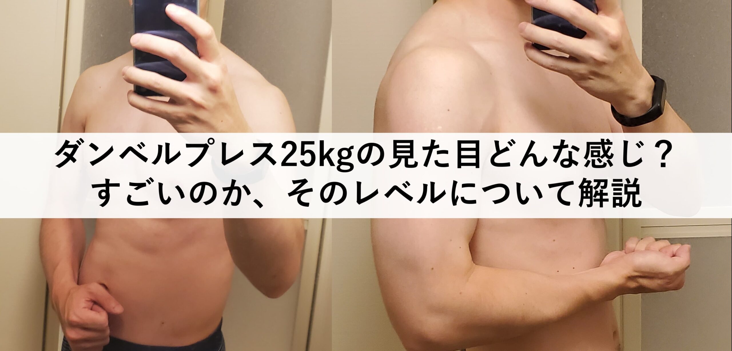 ダンベルプレス25kgの見た目はどんな感じ？すごいのか、そのレベル 